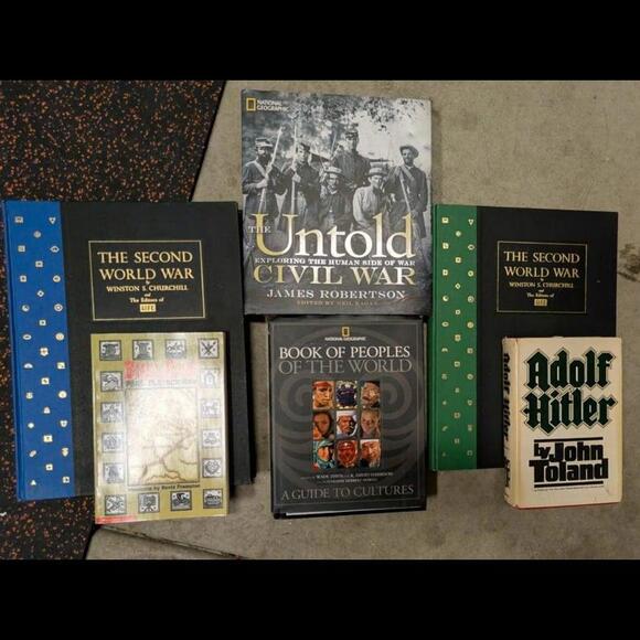 Set of Historical Books on WWII, Civil War, and Cultures - Picture 1 of 3